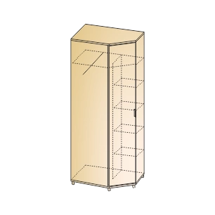Грейс Шкаф ШК-5017 (2264х889х665 мм)