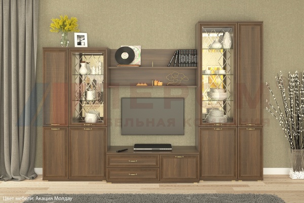 Гостиная-Стенка Карина-24 (В-2224 х Ш-3060 х Г-448 мм)