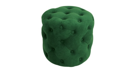 Пуф «Милана» Тип 1 (Велюр Темно-зеленый)
